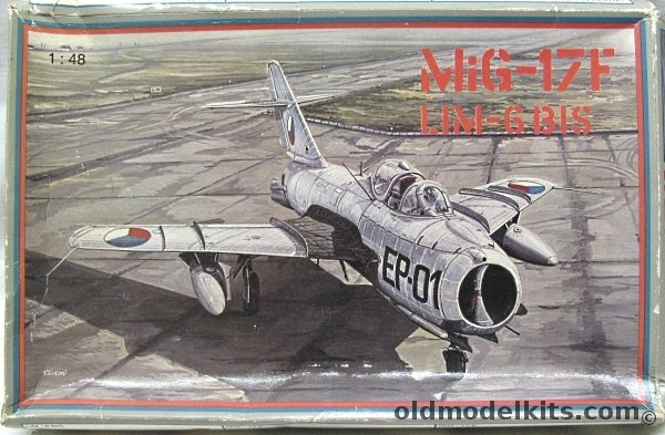 SMER 1/48 Mig-17F LIM-6BIS 'Fresco' - Czech / North Vietnam / Egypt / Poland, 125 plastic model kit